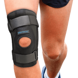Medway Rodillera Ajustable con DOBLE Soporte Lateral Flexible - Talla Chica