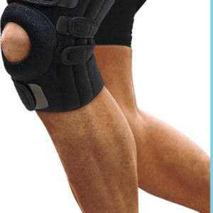 Medway Rodillera Premium Abierta con Estabilizador de Rótula y DOBLE Soporte Lateral Flexible - Talla Universal