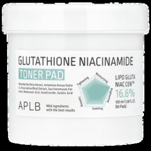 APLB Glutathione Niacinamide Toner Pads 100ml
