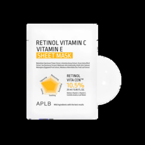 APLB Retinol Vitamin C Vitamin E Sheet Mask 25ml
