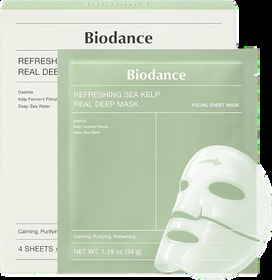 Biodance Refreshing Sea Kelp Real Deep Mask 4 pzas